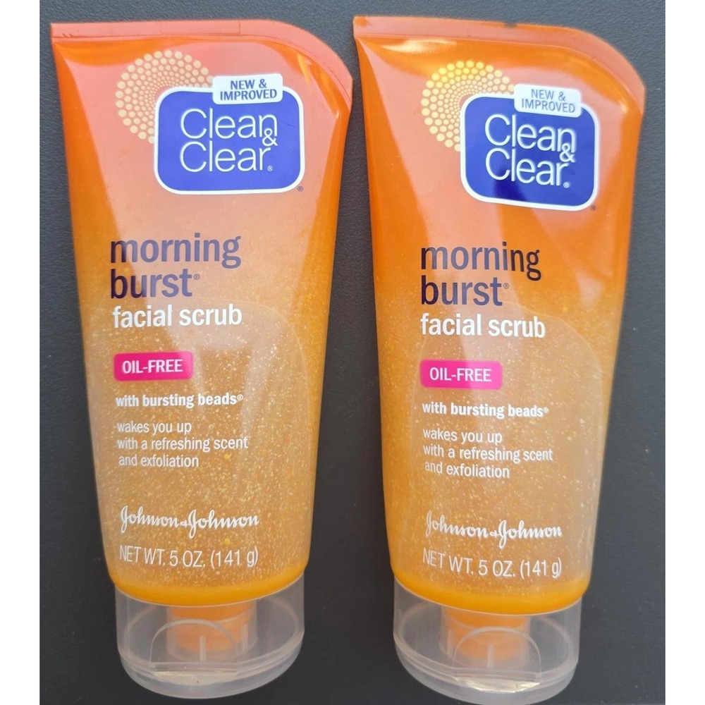 Clean & Clear - Morning Burst Facial Scrub 5 Oz - Discontinued - Set of Two 2016